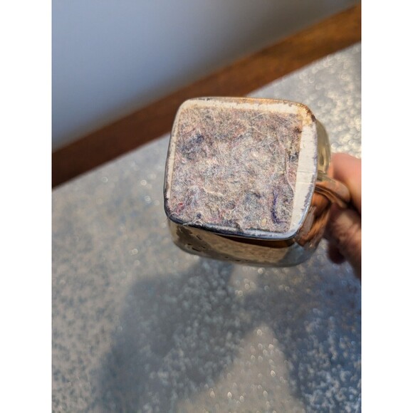 Vintage MidCentury Style Weeping Gold 8" Pitcher Vase Retro Glam EUC - Picture 12 of 12